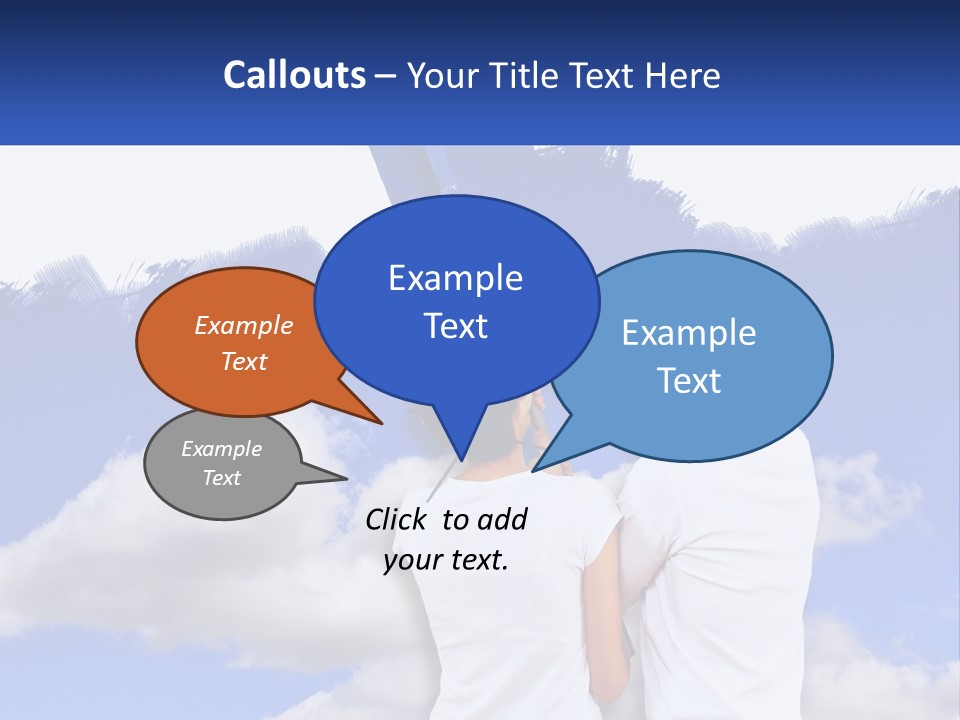 Togetherness House Paint PowerPoint Template