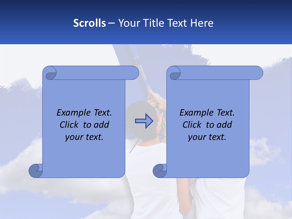 Togetherness House Paint PowerPoint Template