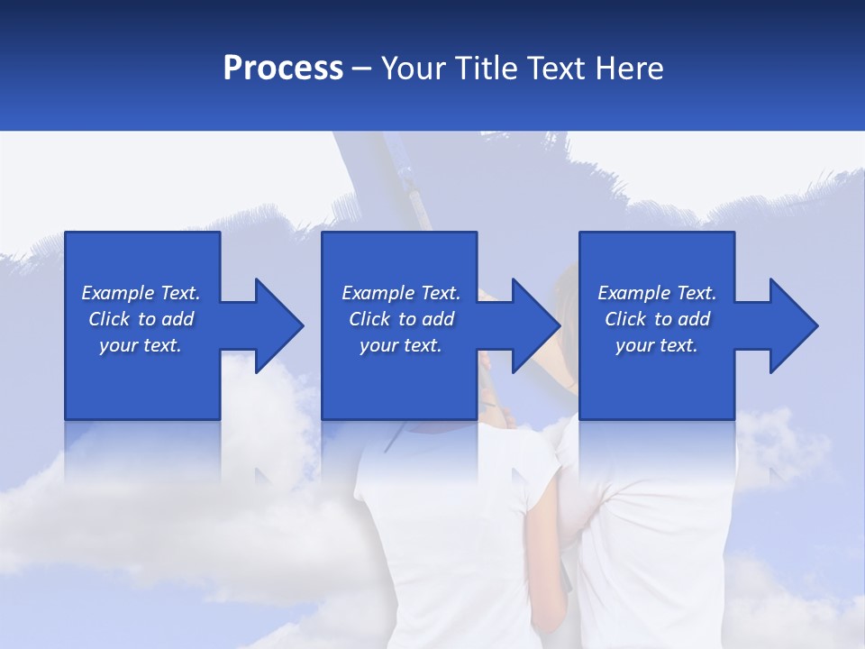 Togetherness House Paint PowerPoint Template