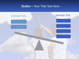 Togetherness House Paint PowerPoint Template