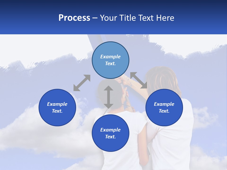 Togetherness House Paint PowerPoint Template