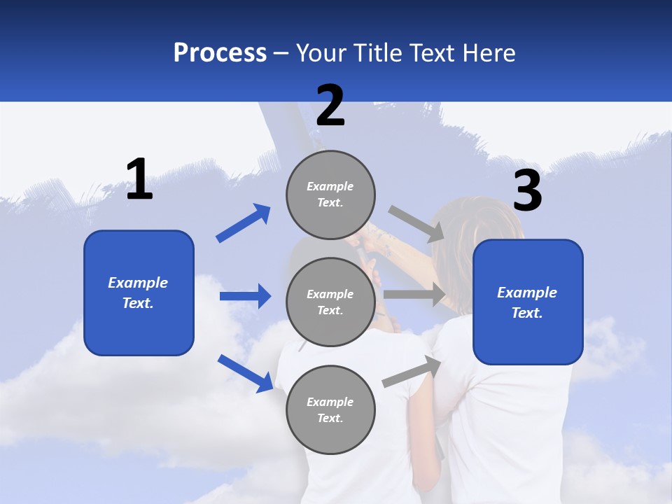 Togetherness House Paint PowerPoint Template