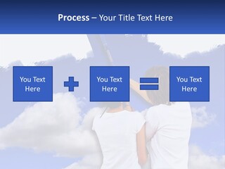 Togetherness House Paint PowerPoint Template