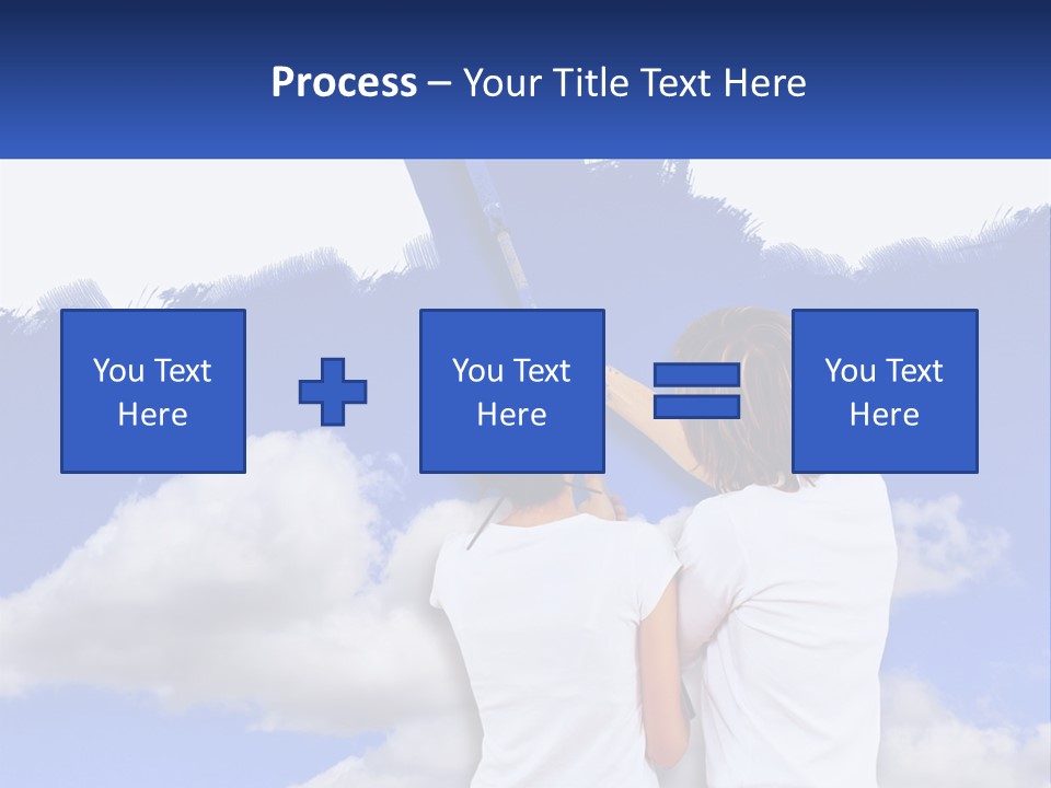 Togetherness House Paint PowerPoint Template