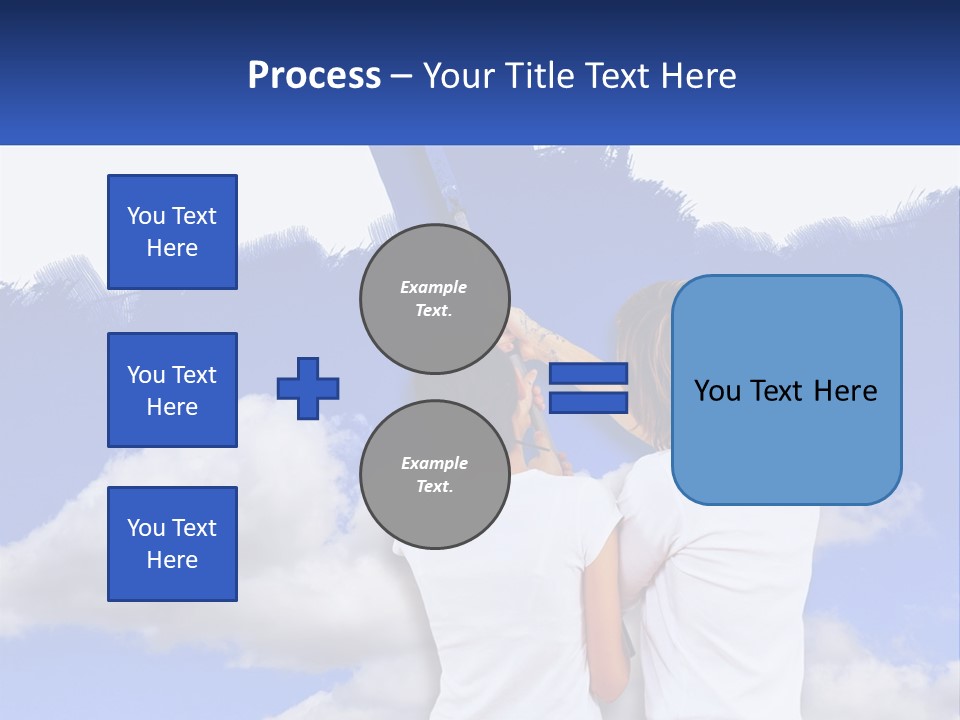 Togetherness House Paint PowerPoint Template