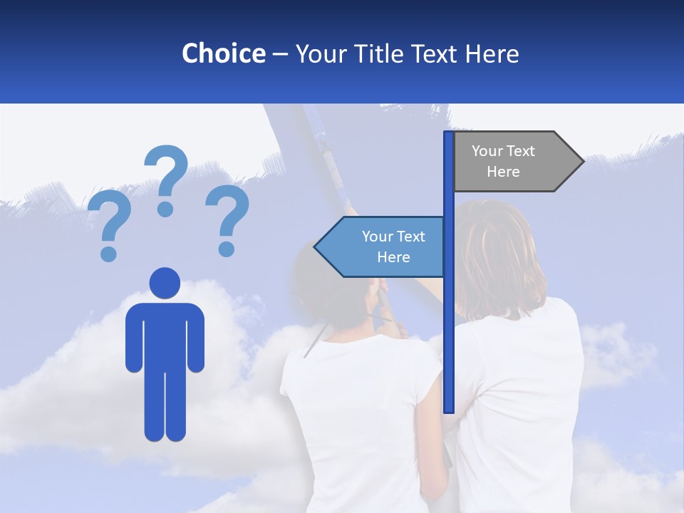 Togetherness House Paint PowerPoint Template