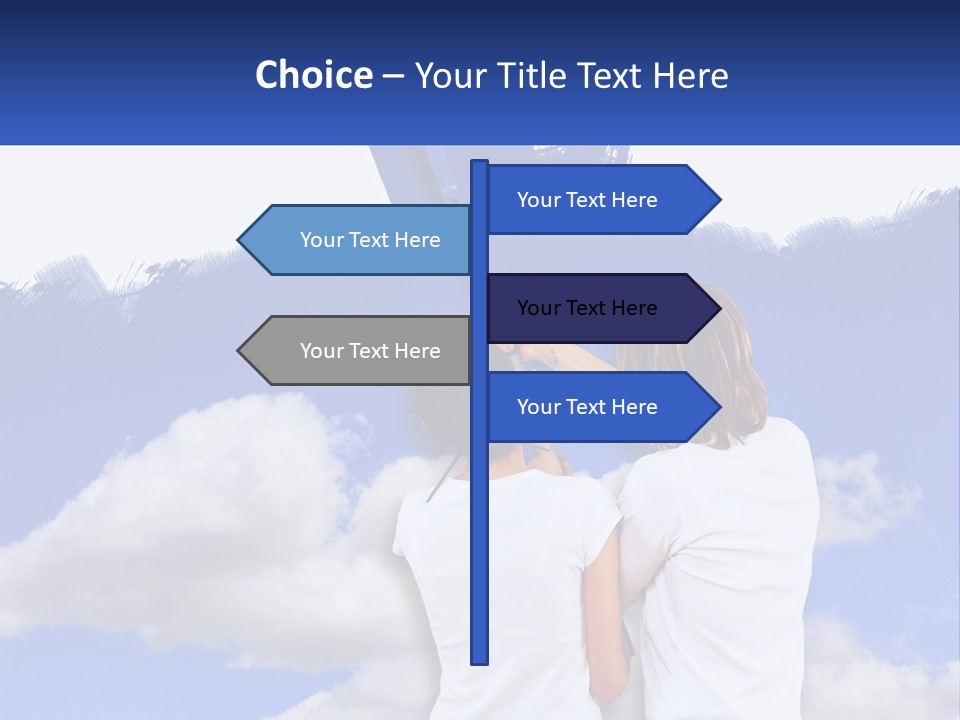 Togetherness House Paint PowerPoint Template