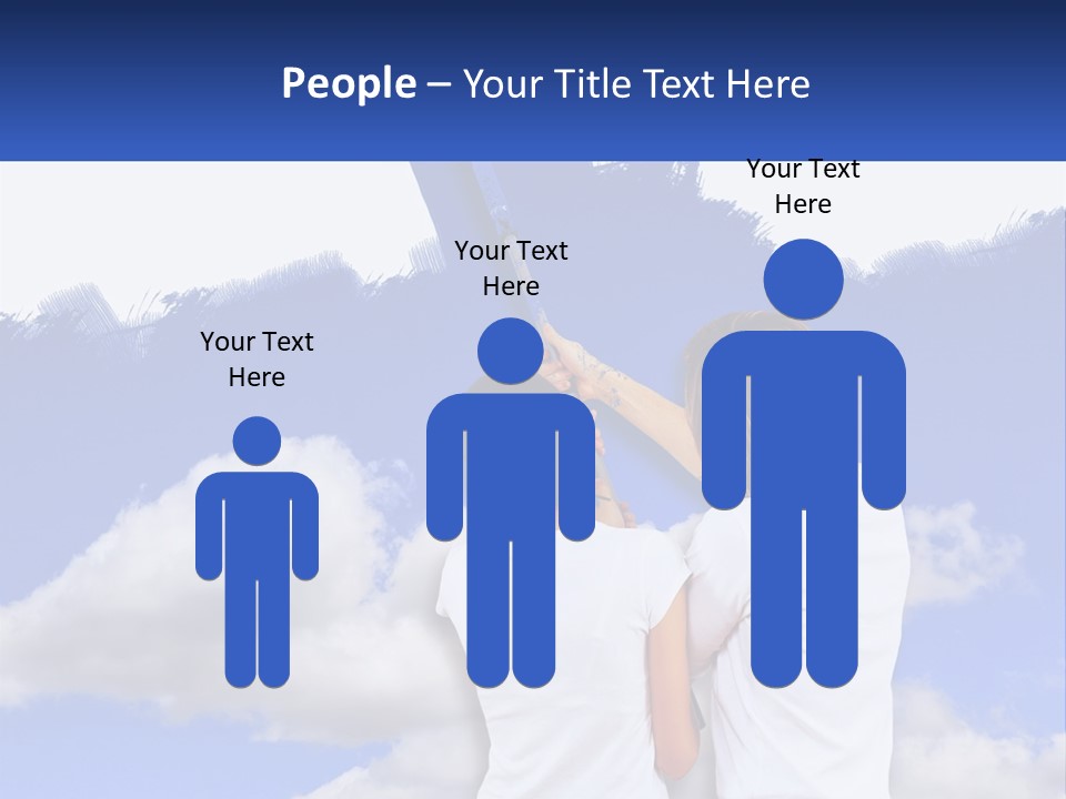 Togetherness House Paint PowerPoint Template