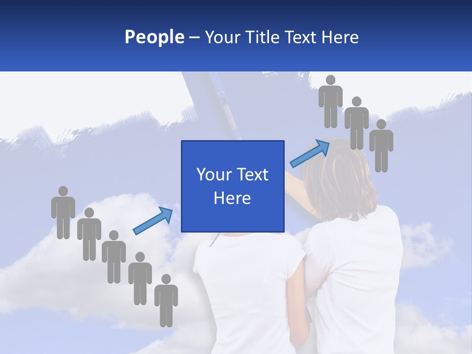 Togetherness House Paint PowerPoint Template