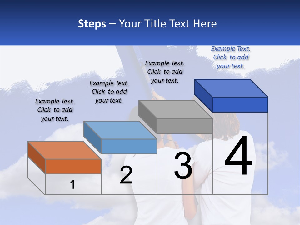 Togetherness House Paint PowerPoint Template