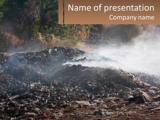 Garbage Dirty Burn PowerPoint Template