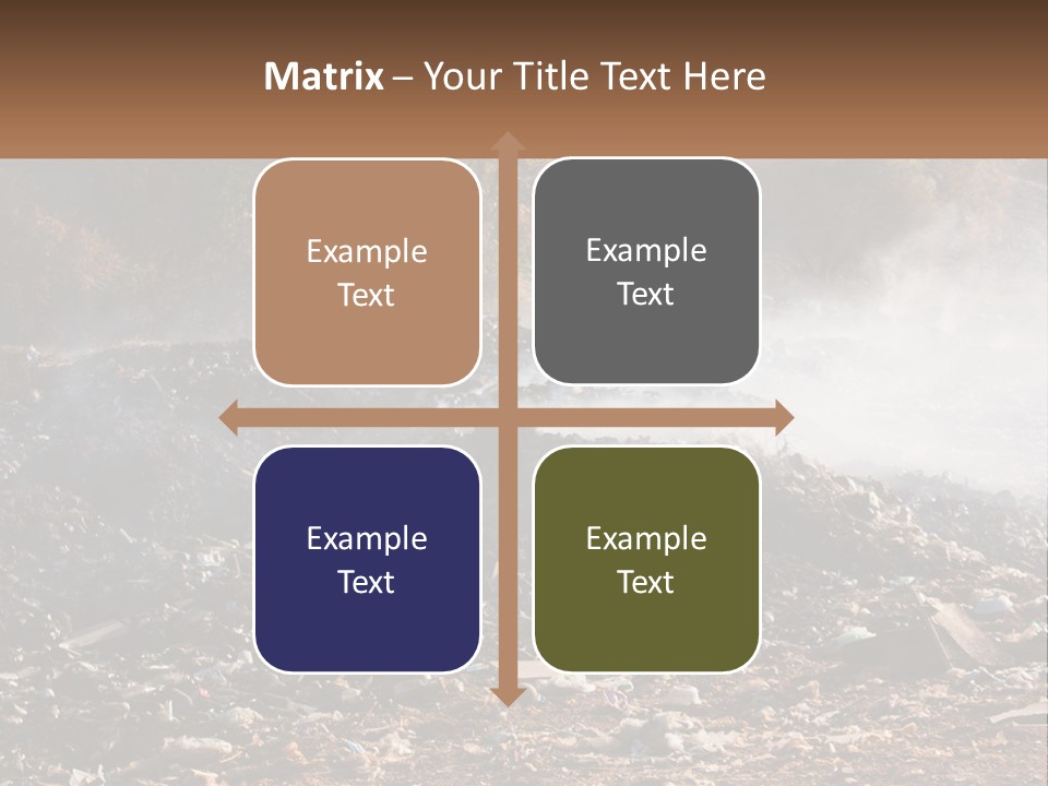 Garbage Dirty Burn PowerPoint Template