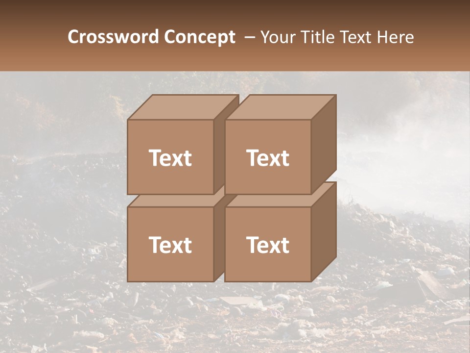 Garbage Dirty Burn PowerPoint Template