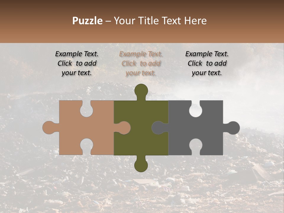 Garbage Dirty Burn PowerPoint Template