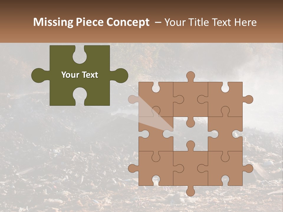 Garbage Dirty Burn PowerPoint Template