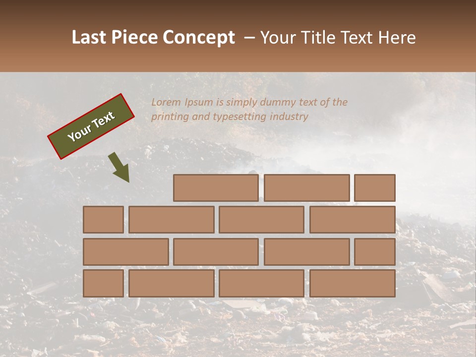 Garbage Dirty Burn PowerPoint Template