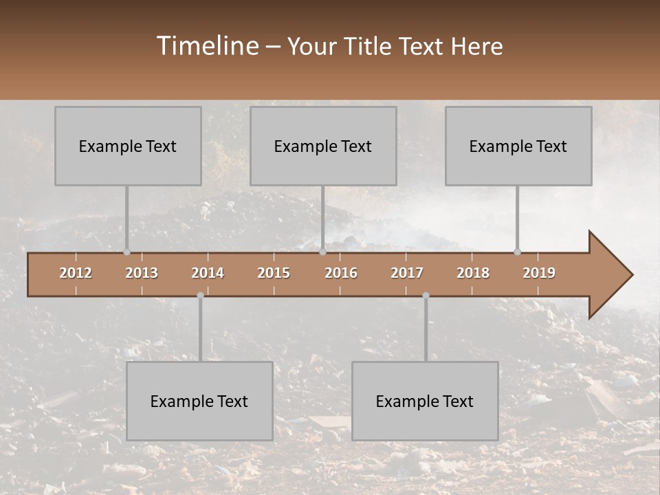 Garbage Dirty Burn PowerPoint Template