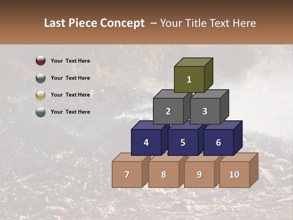 Garbage Dirty Burn PowerPoint Template