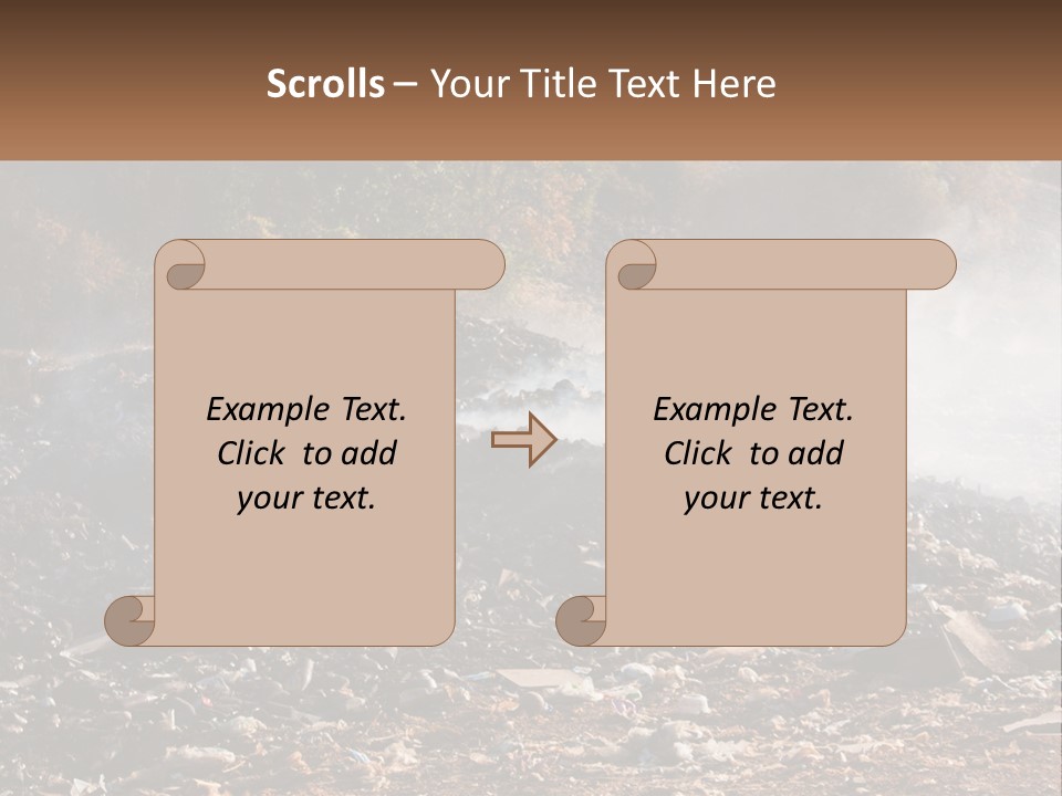 Garbage Dirty Burn PowerPoint Template