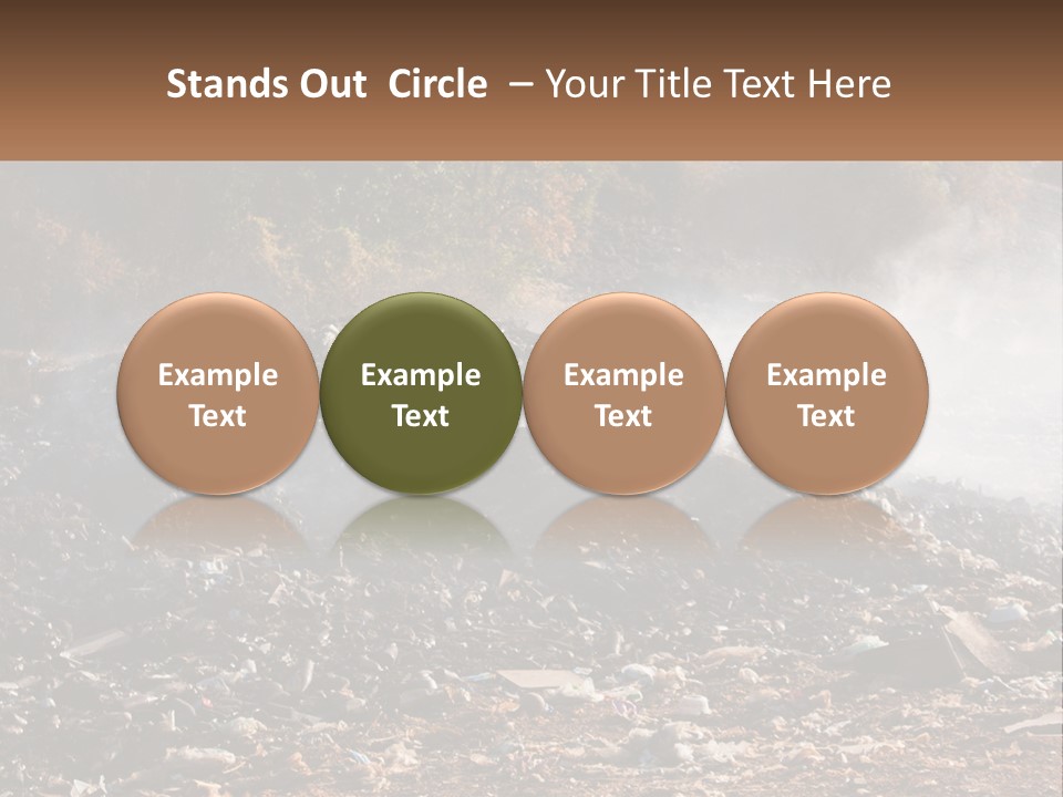 Garbage Dirty Burn PowerPoint Template