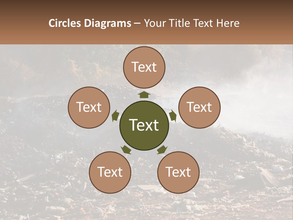 Garbage Dirty Burn PowerPoint Template
