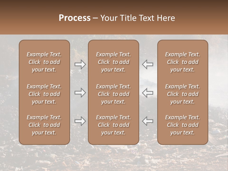 Garbage Dirty Burn PowerPoint Template