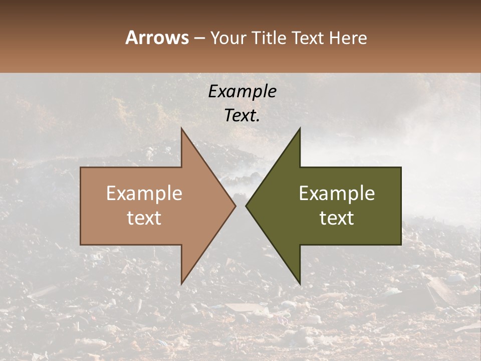 Garbage Dirty Burn PowerPoint Template