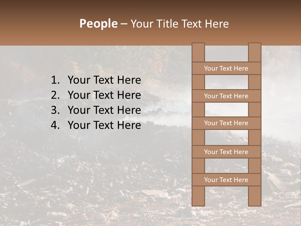 Garbage Dirty Burn PowerPoint Template