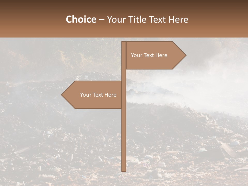 Garbage Dirty Burn PowerPoint Template