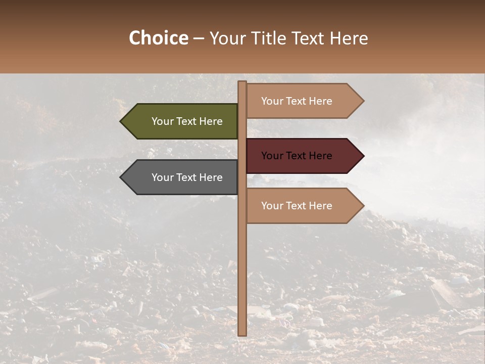 Garbage Dirty Burn PowerPoint Template