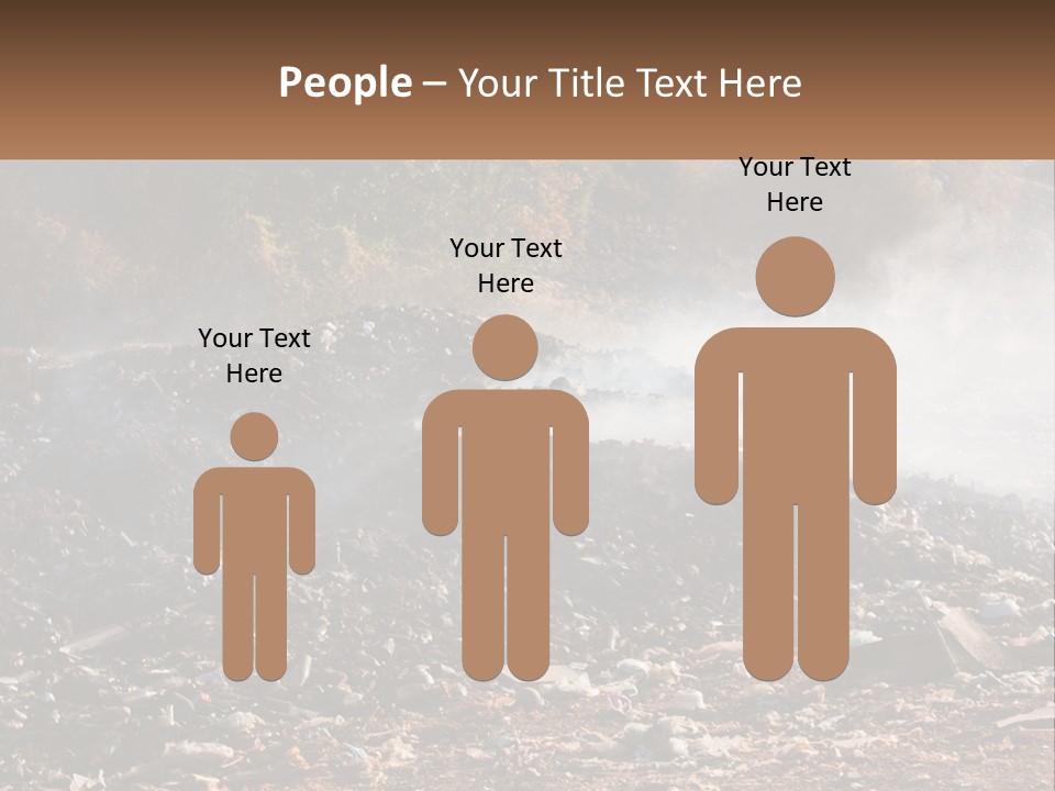 Garbage Dirty Burn PowerPoint Template