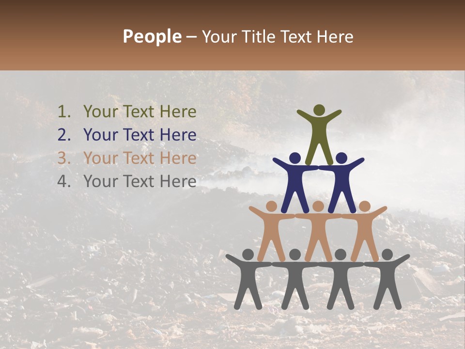 Garbage Dirty Burn PowerPoint Template