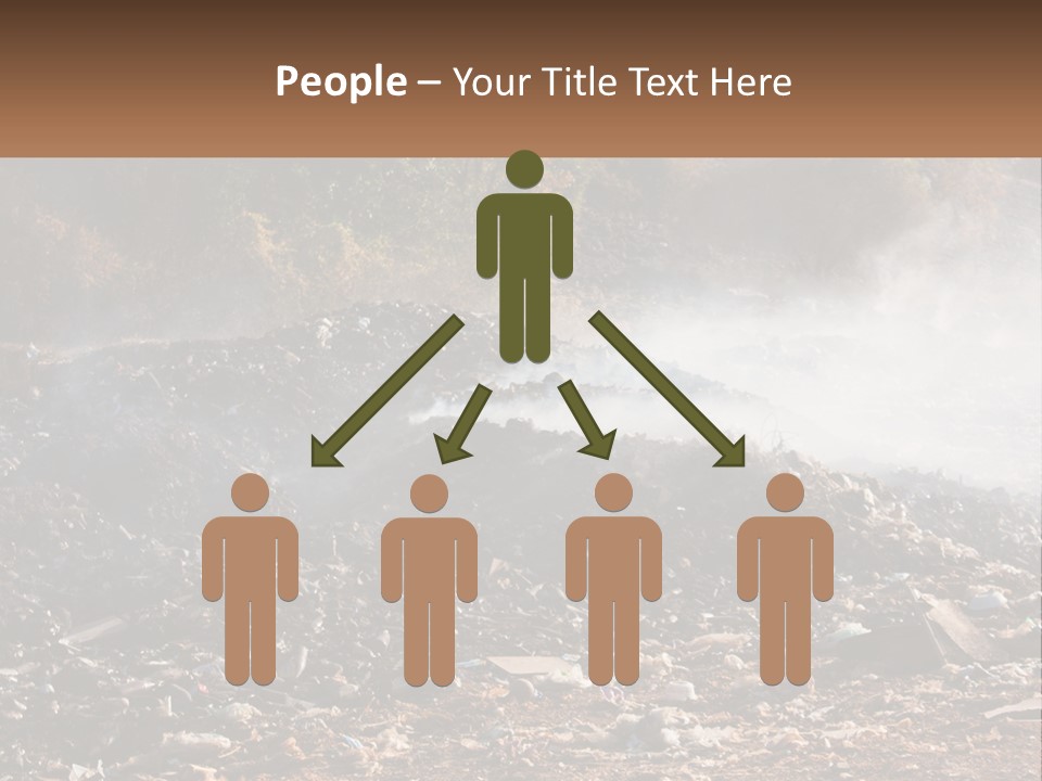 Garbage Dirty Burn PowerPoint Template
