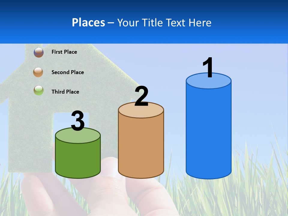 Nature Holding Property PowerPoint Template