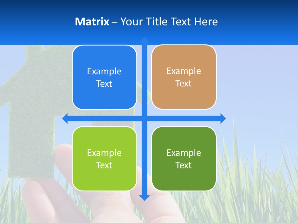Nature Holding Property PowerPoint Template