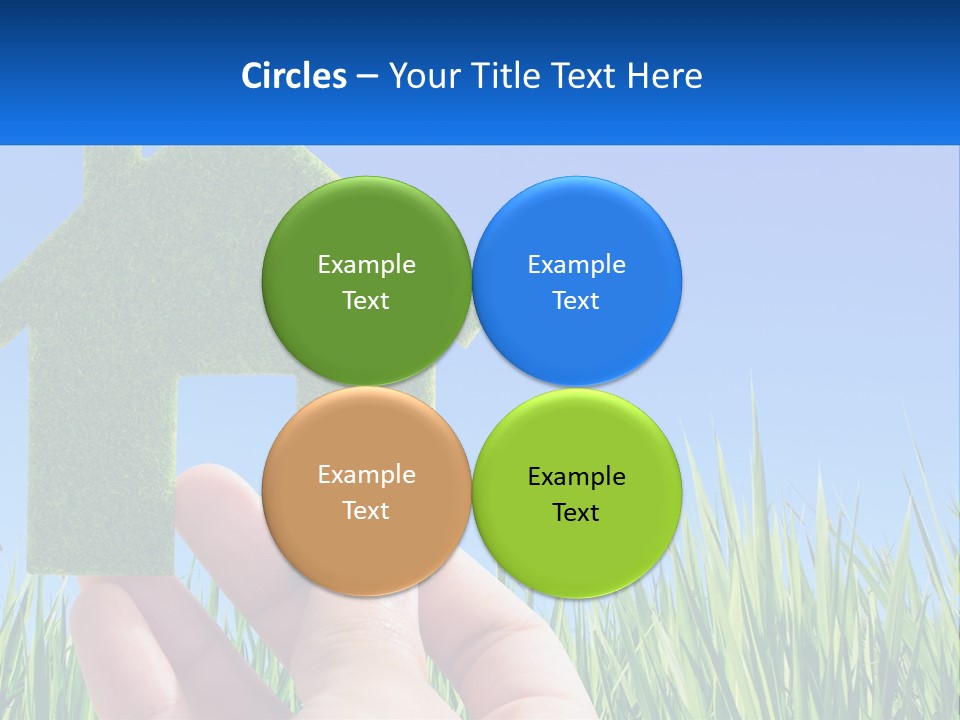 Nature Holding Property PowerPoint Template