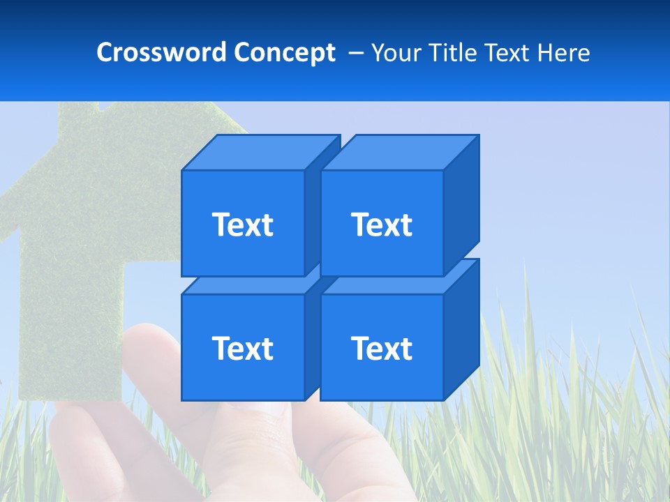Nature Holding Property PowerPoint Template