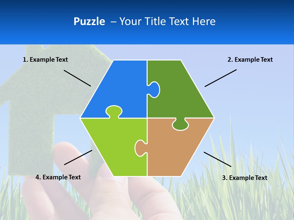 Nature Holding Property PowerPoint Template