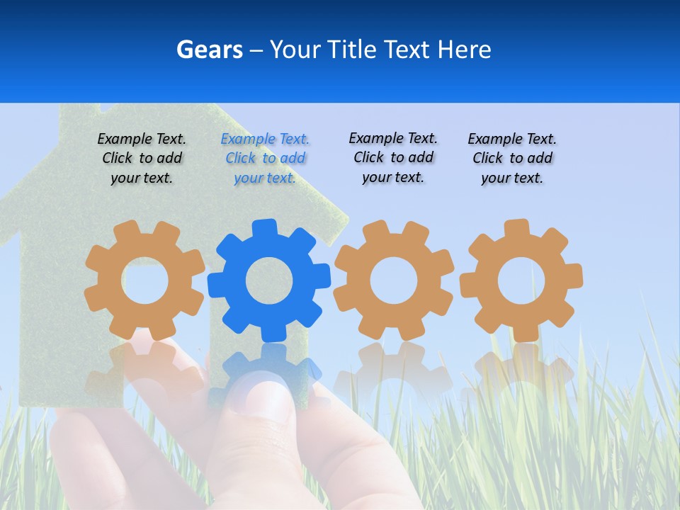 Nature Holding Property PowerPoint Template