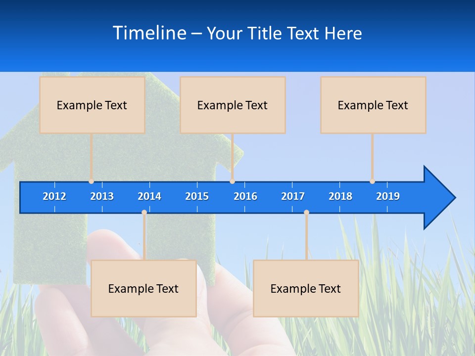 Nature Holding Property PowerPoint Template