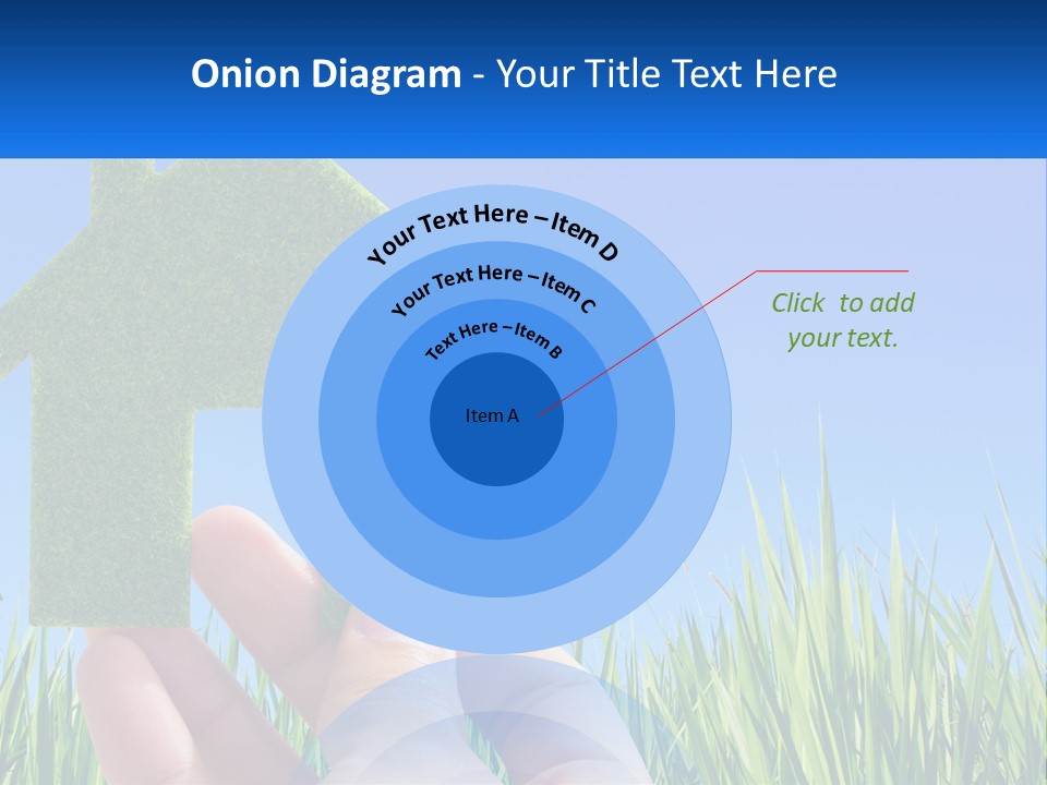 Nature Holding Property PowerPoint Template