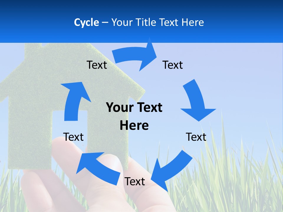 Nature Holding Property PowerPoint Template