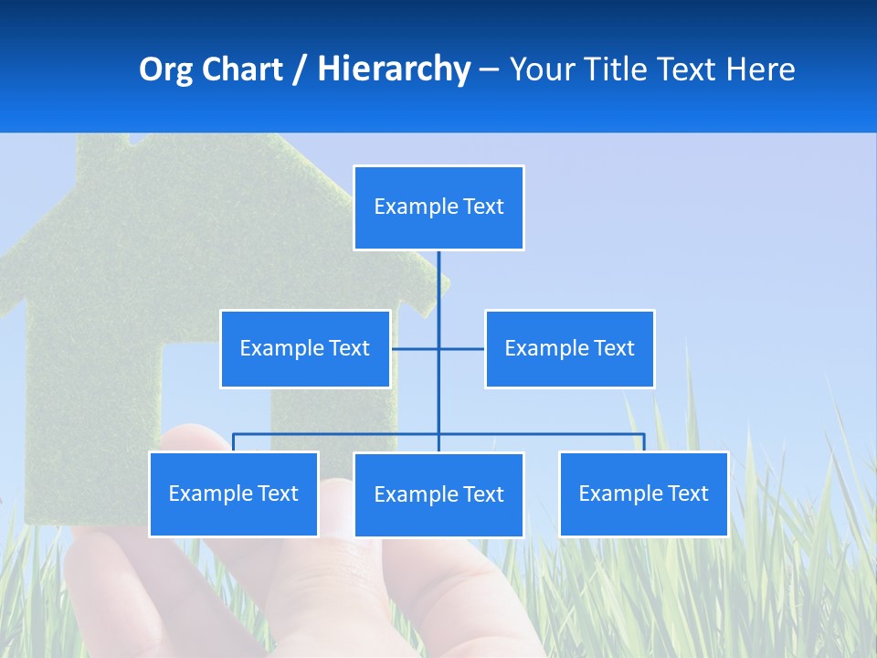 Nature Holding Property PowerPoint Template
