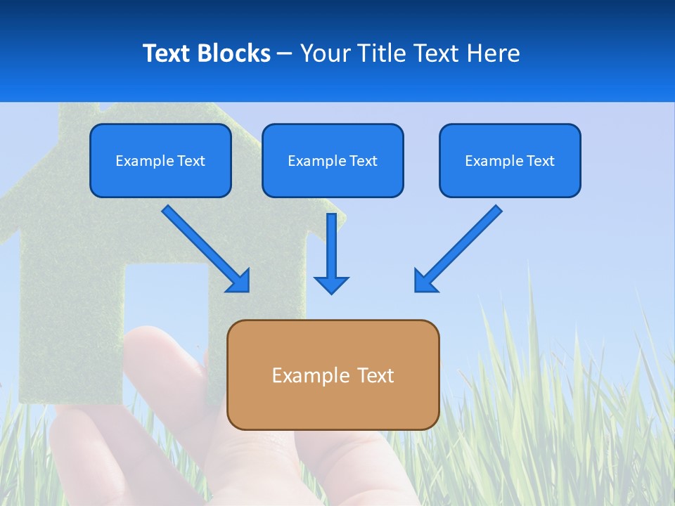 Nature Holding Property PowerPoint Template