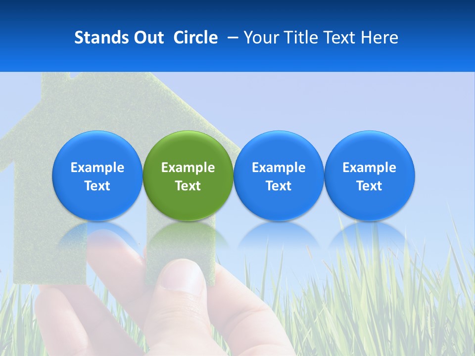 Nature Holding Property PowerPoint Template