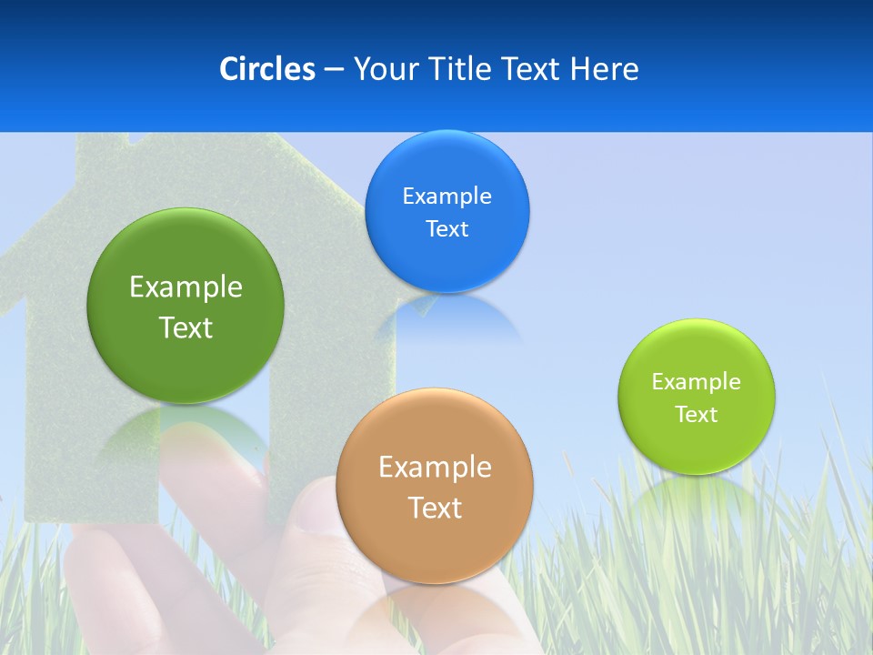 Nature Holding Property PowerPoint Template