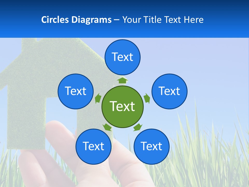 Nature Holding Property PowerPoint Template