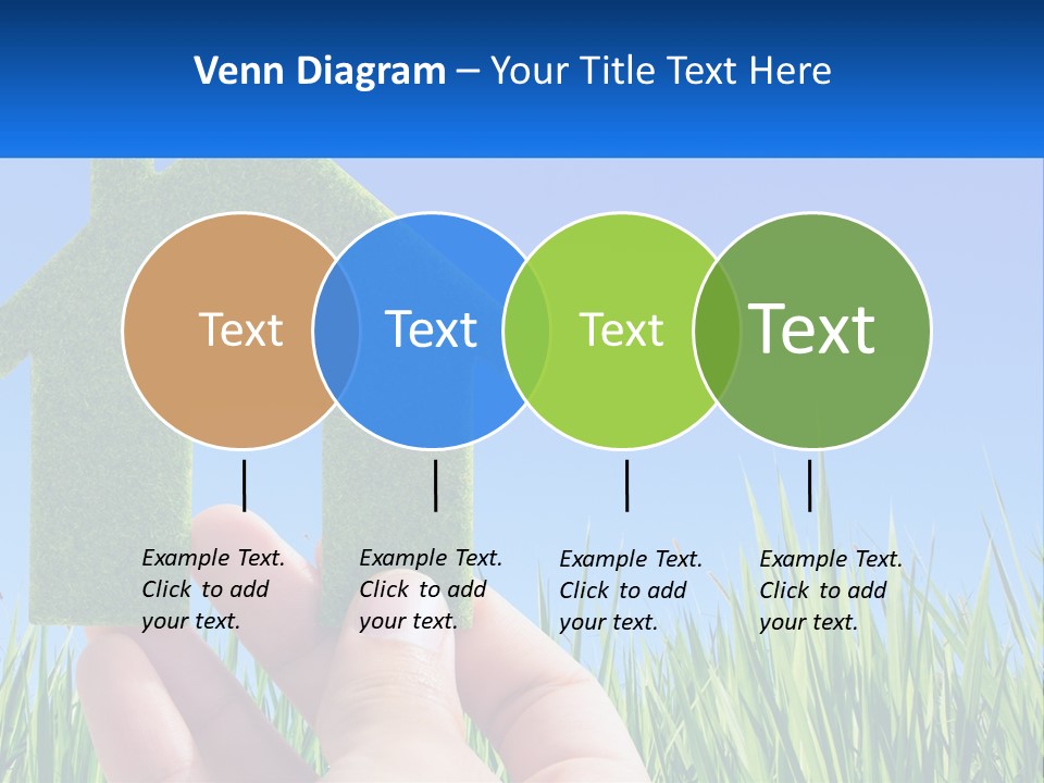 Nature Holding Property PowerPoint Template