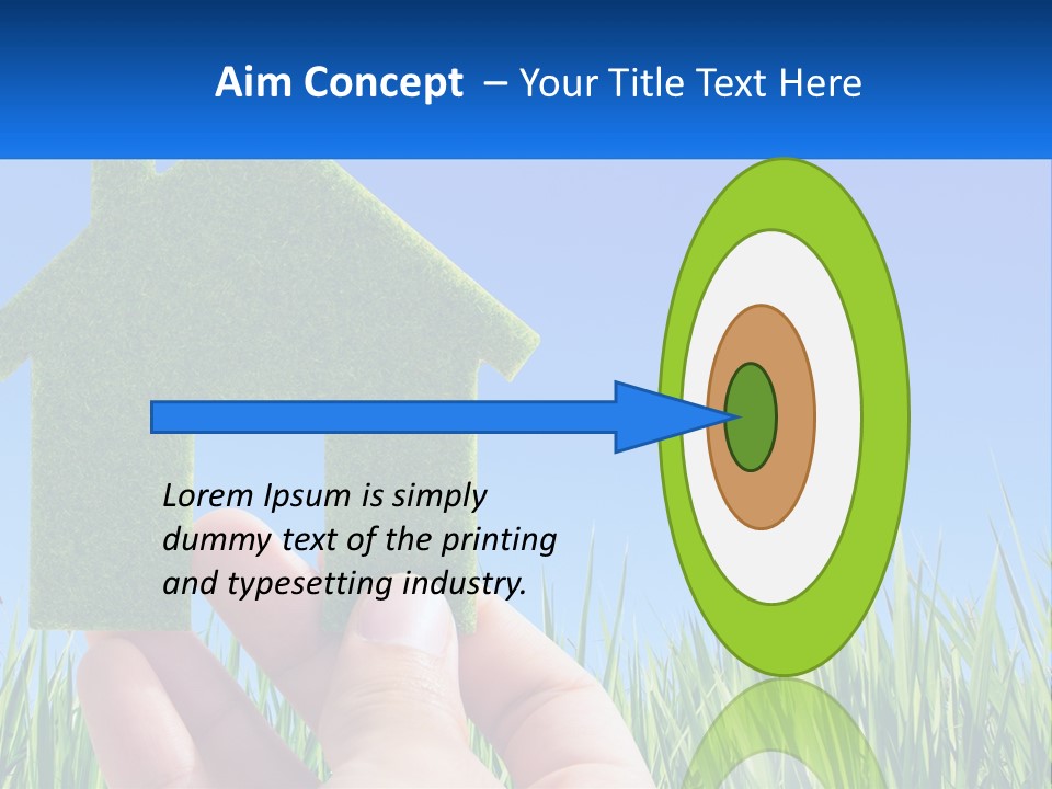 Nature Holding Property PowerPoint Template