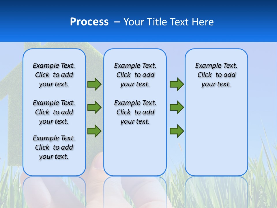 Nature Holding Property PowerPoint Template